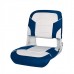Кресло складное мягкое All Weather High Back Seat бело/синее